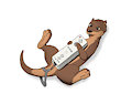Otter and Wii Remote