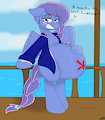 Expectant riding the seas! by DraconequusDraws