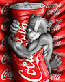 Boxice love Coca-Cola pillow by T-Ryo