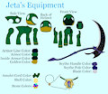 Jeta's Equipment by Foxern