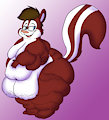 A very obeese Bacon Skunk by BlubberFluff