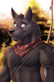 Scout - Gift for Tristan Black Wolf