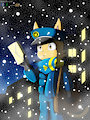 Night Winter Postman