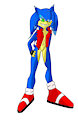 Velocity the Hedgehog =Full Color+Shaded=