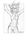 Deer Sketch for ArteyGo by MikeFurry