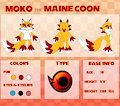 Ref Sheet- Moko the Maine Coon