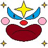 icon angry clown