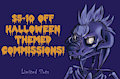 Halloween Commission Specials!