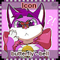 Nemi with butterfly (Icon) by EcchiNemi