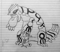 Pokemon Drawings - Groudon