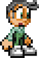 The Nerd AKA The Green Sabre Copycat Character Sheet by LockedDoor