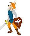 Fox Warrior - Color Version by FabioRosendo