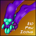 $10 Paw Icons
