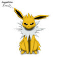 Jolteon moves without moving  by kuroodod