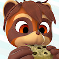 Cinnamon the raccoon by cinnamoncookies