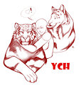 Tiger Love YCH [Auction]-CLOSED