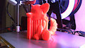 3D-printet Wolfplushy