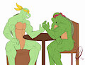 Commission Arm wrestling by Levana
