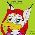 Digitally Colored - Kittybird by Pouchlaw