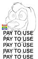 Pay To Use: Lineart - Dog