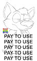 Pay To Use: Lineart - Dog