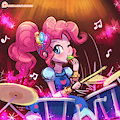 (Speed Paint) Pinkie Pie Rocks! by lumineko