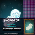 Snowdrop Wall Scroll by SFS Animation