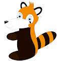 red panda plush doodle