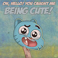 Gumball being cute