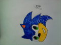 After much practise--------i give you sonic by Lolcat61