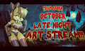 October Late Night Art Stream! by sallyhot