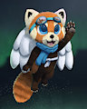 Magical Flying Red Panda by Quillyfox