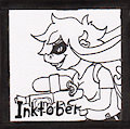 Inktober day 17, Eat hot ink!