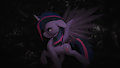 Twilight Sparkle fim fic cover (Blender) by Pathious