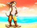 Kwik at the Beach by marymouse