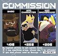 Commission OPEN!