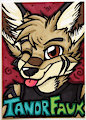 Tanor Faux's 1st Conbadge by TanorFaux