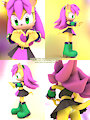 Mina Mongoose 3d model (multiple angles + panty version) by bbmbbf