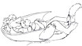 Dragon Jett Cuddles by ilbv