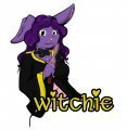 Witchiebunny Anthrocon Badge 