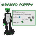 Hazard Puppy Reference Sheet (COMMISSION) 