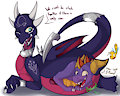 Purple Dragon Food? by ConmanWolf