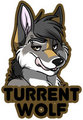 Turrent Badge by TurrentWolfie