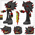 Fuzen The DevilVamphog Reference Sheet by ZenDragonWolf12