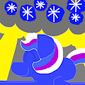 MLP Yu-Gi-Oh Card Art Let it Snow