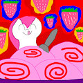 MLP Yu-Gi-Oh Card Art Strawberry Swirls