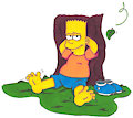 Bart Simpson: Relaxing Slacker by KnightRayjack