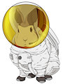 Astronaut Bunny by CausticeIchor