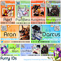 Furry IDs June, July, Aug
