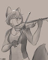 Violet on the Violin